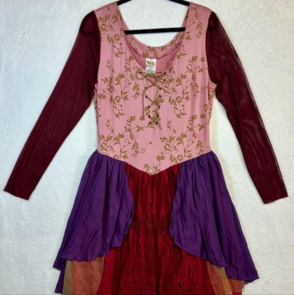 Disney Hocus Pocus Sarah Sanderson Dress Costume size Large
